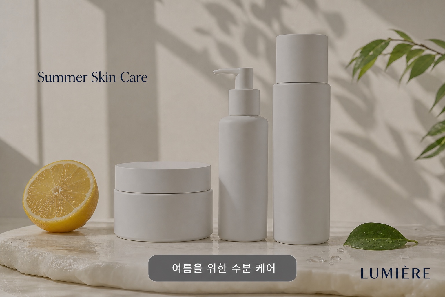 루미에 여름 캠페인 v1 최초 시안